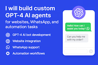 build custom gpt4 ai agents for automation tasks