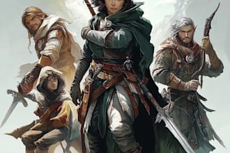 bring to life your dnd character and party