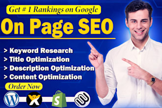 do onpage SEO, meta tags, meta description, title, and alt text