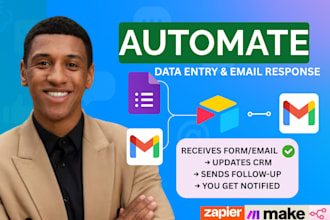 automate google form gmail lead capture to spreadsheets airtable CRM makecom n8n