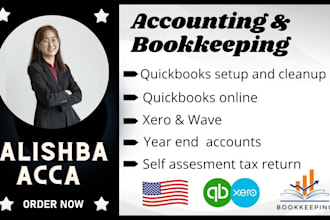 do UK year end accounts, sa100, bookkeeping in quickbooks, xero, excel to hmrc