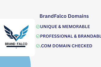 create 5 premium brand names with available domain names