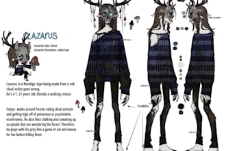 design your original character with details and proper lore