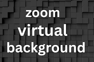 create zoom virtual backgrounds with your logo