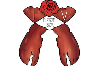 design gorgeous powerful lobster boat logo