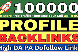 create high quality profile backlinks on high da pa dofollow links