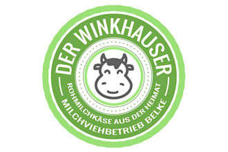 design luxurious elegant dairy farm logo