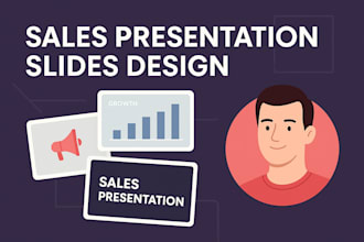 create professional presentation sales pitch deck marketing slides