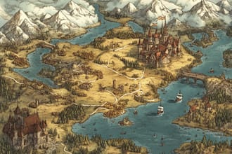 design high quality fantasy and historical maps