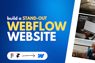 be your webflow expert, webflow designer for your website