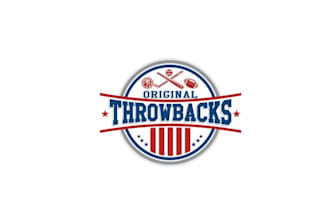design attractive vintage american sports logo