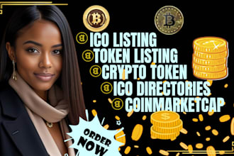 list your ico crypto token or coin on top token listing site and ico directories