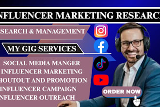 find top instagram, tiktok and youtube influencers manage your outreach campaign