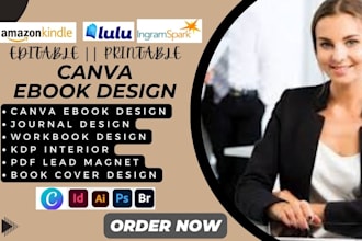design format ediable canva ebook planner workbook journal worksheet tracker kdp