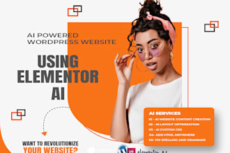 create an ai wordpress blog with SEO optimization, customer support