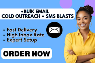 send bulk email, cold email campaign, mailchimp marketing, mass email, SMS blast