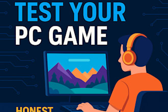 test your PC game and give honest gameplay feedback