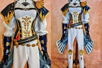 create high quality  3d wearable cosplay, cosplay props design, cosplay armor