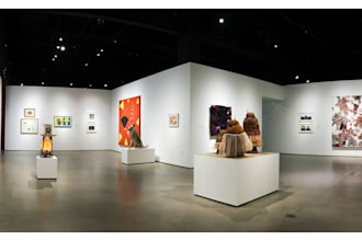 create 3d unreal engine museum showroom, art gallery exhibition