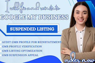 fix and reinstate google my business suspended listing optimize gmb profile