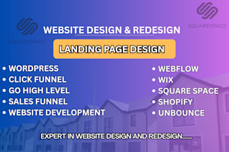 designwix weebly squarespace real estate house flipping vacation rentals website