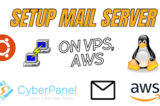 create smtp mail server on vps, cyberpanel AWS google ms