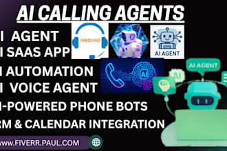 build ai calling agent, inbound and outbound calls, conversational ai, voice bot
