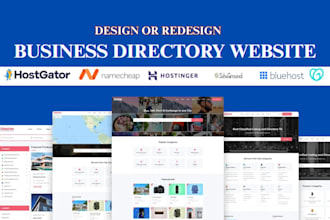 design business directory website, brilliant directory website, listings website
