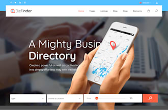 design business directory website, brilliant directory website, geodirectory