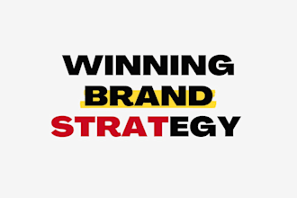 create marketing and brand strategy for your business