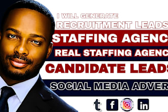 staffing leads, linkedin recruitment leads, staffing agency leads generation