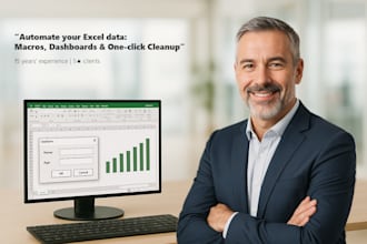 be your excel pro, clean, consolidate, automate data with macros and power query