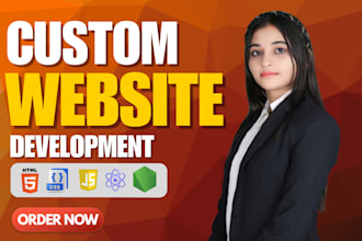 do website development as a frontend and backend developer