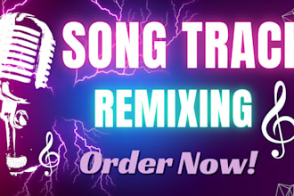 remix your song to edm, techno, house, dubstep, trap in 24 hours