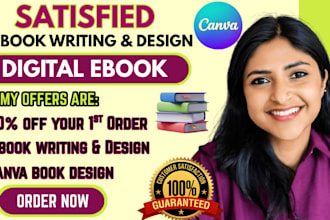 write and design ebook,digital ebook, ebook design,canva ebook and ebook writing