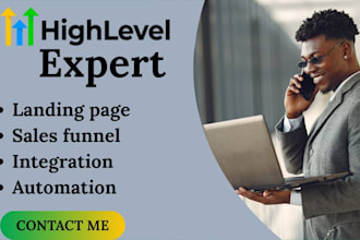 design gohighlevel website, ghl landing page expert, ghl sales funnel, ghl sales