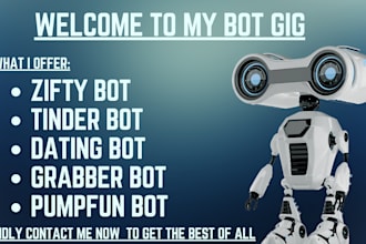 do zifty bot, uber bot, autobuy bot, grabber bot and craigslist bot