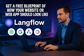 be your langflow workflow template builder langchain llm n8n chatgpt prompt