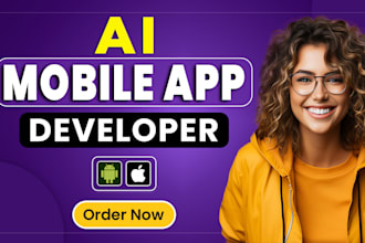 do custom ai app, ai website, ai mobile app development, ai chatbot, ai software