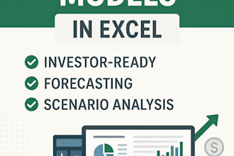 create expert financial models and forecasts in excel