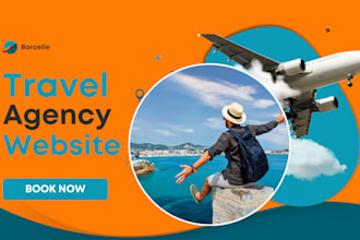 design travel affiliate website, tourism website, tour, travel agency website