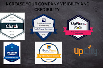 do clutch goodfirm g2 sorlist designrush upcity reputation to boost website
