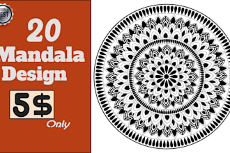 do beautiful mandala design