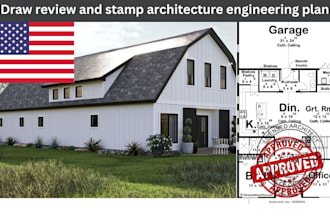 draw review and stamp architecture engineering plan
