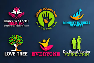 do a nonprofit, charity, foundation, community, or ministry logo