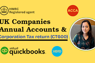 do UK company year end accounts, ct600, and submit to hmrc and companies house
