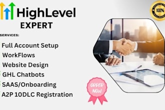be gohighlevel automation website sales funnel a2p registration ai agent expert