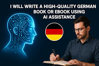 write a high quality german book or ebook using ai assistance