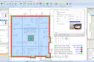 do concrete estimation using planswift and bluebeam