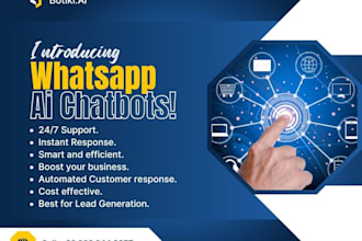 do whatsapp business API setup and build whatsapp chatbots